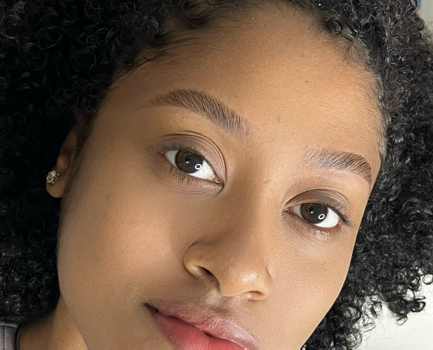 Resultado de Brow Lamination em pele negra